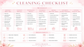 Nova Reach Cleaning Checklist – Weekly & Monthly Printable