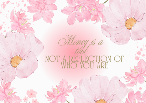 Motivating pink flower desktop wallpaper